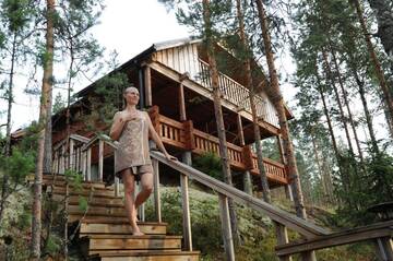 Фото номера Шале с 3 спальнями Шале Loma-Väkkärä Holiday Cabins Saimaa г. Liiansaari 33