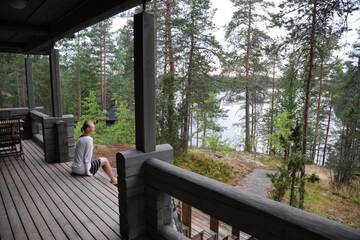 Фото номера Шале с двумя спальнями Шале Loma-Väkkärä Holiday Cabins Saimaa г. Liiansaari 10