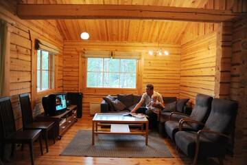 Фотографии Шале Loma-Väkkärä Holiday Cabins Saimaa г. Liiansaari (Финляндия) №2 Фото Шале Loma-Väkkärä Holiday Cabins Saimaa г. Liiansaari 2