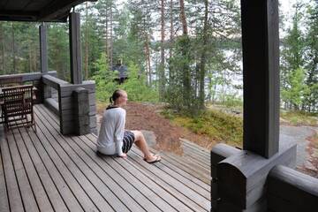 Фото номера Шале с двумя спальнями Шале Loma-Väkkärä Holiday Cabins Saimaa г. Liiansaari 12